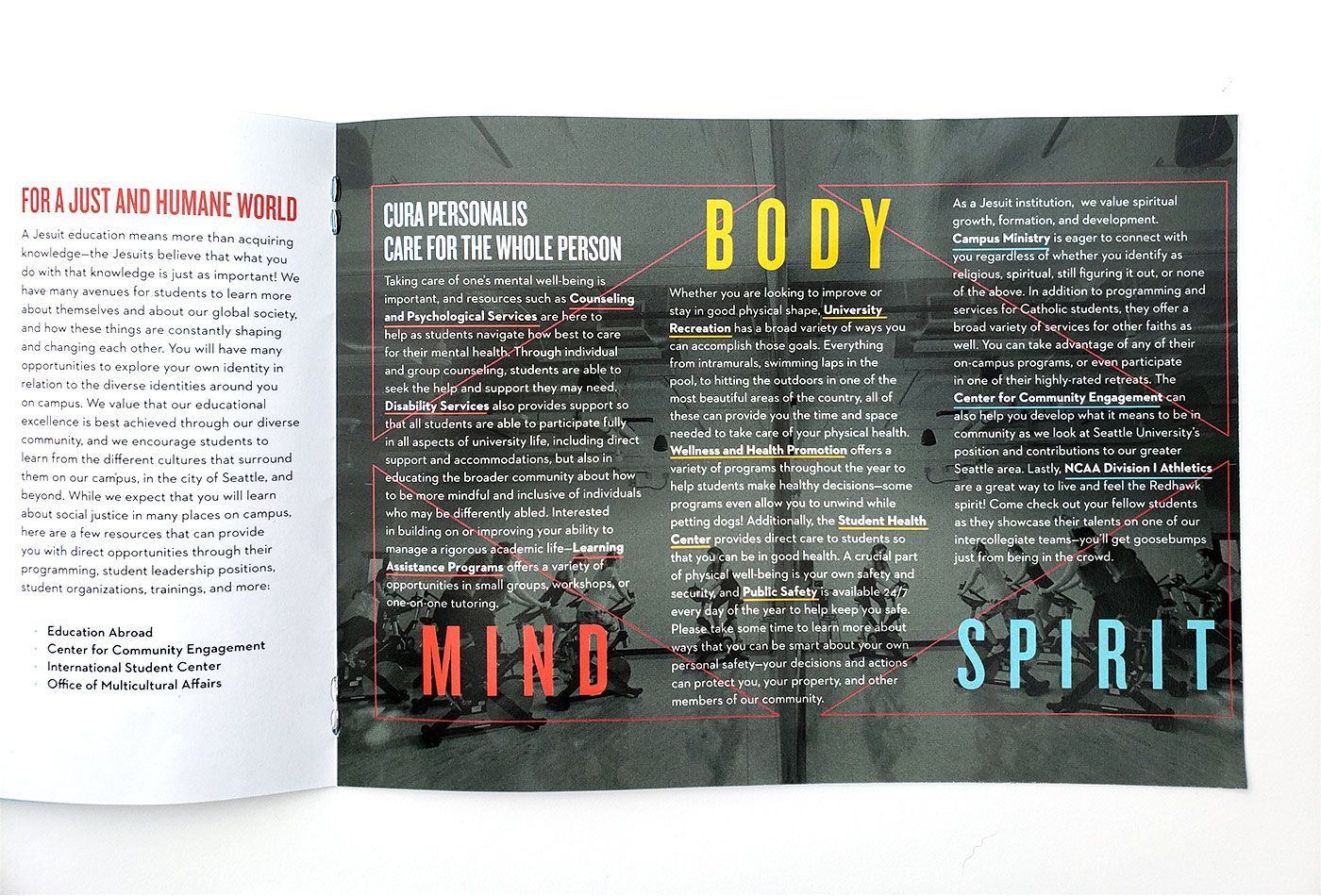 mind body and spirit layout